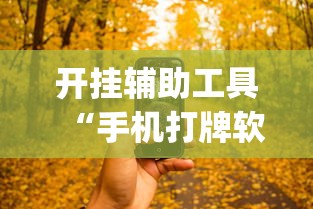 开挂辅助工具“手机打牌软件神器设备”(透视)辅助透视教程