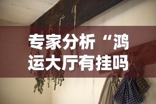 专家分析“鸿运大厅有挂吗”详细分享装挂
